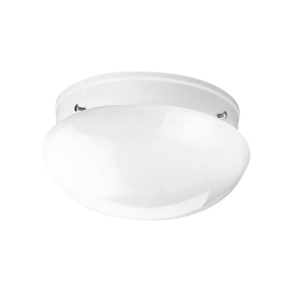 Progress Lighting P3410-30 60W Max 2 Lamp Flush Mount Fixture Light White